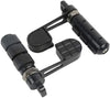 Harley Softail Sportster 883 1200 Anti Vibration Stirrup Heel Foot Pegs