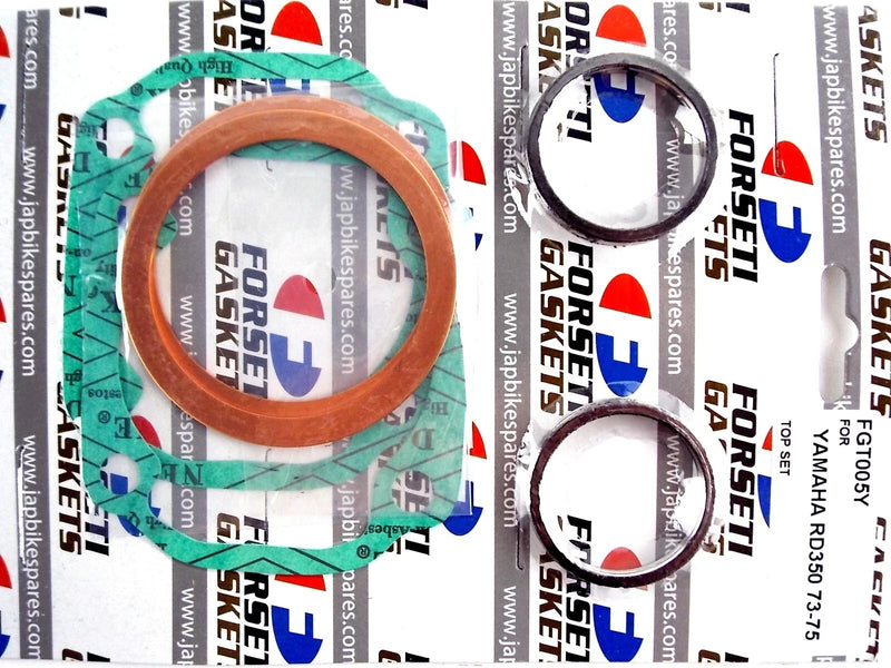 YAMAHA RD350 0.5mm O/S Piston Set & Gasket Kit (1973-1975)