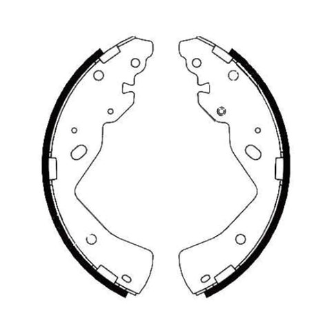 Nissan Navara D23 NP300 4cyl 2.5L 2.3L 2015~2018 Rear Brake Drum Shoes