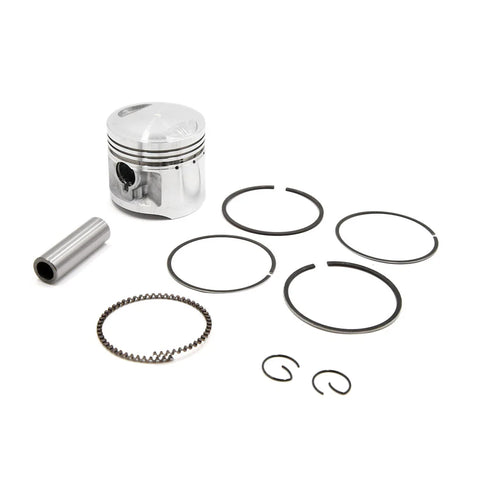 Honda CG125 Piston Ring Set 56mm Dia Silver Tone Metal
