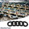 Vehicle Oil Seal 28x44x7mm 5 Pcs Rotary Shaft Seal TC Ring Nitrile Rubber