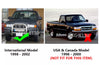 Mazda Fighter, Ford Ranger 2 x Rear Window Latch Dark Gray (1998-2006)