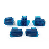 GY6 50-150cc 5Pcs Blue Turn Signal Headlight Ignition Horn Switch Caps
