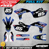 Yamaha YZF 250 (2010-2013) FURY STYLE Stickers Custom Graphics Full Kit