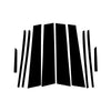 Toyota RAV4 10x Glossy Black Door Window Trim Covers (2019-2023)