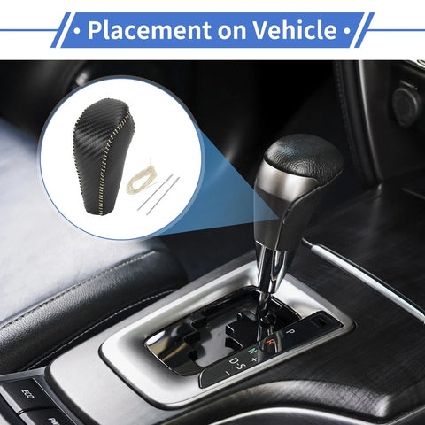 Chevrolet Cruze Beige Faux Leather Gear Shift Knob Cover (2011 - 2015)