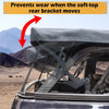 Bronco 4-Door Accessories Black Pillar Roll Bar Cover Protector (2021-2022)