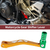 Yamaha TTR 50cc Folding Motorcycle Gear Shifter Lever Gold Tone and Green