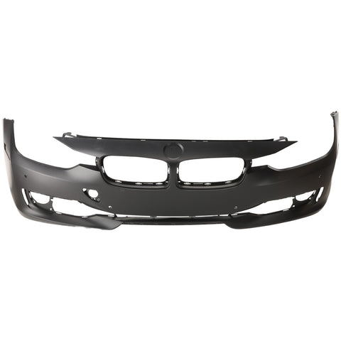 Front Bumper Cover For 2012-2015 BMW 328i Primed with Fog