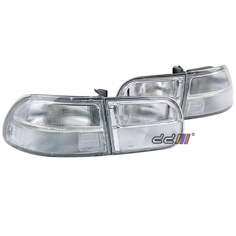 Honda Civic EG 3DR Clear White Rear Tail Light (1992-1995)