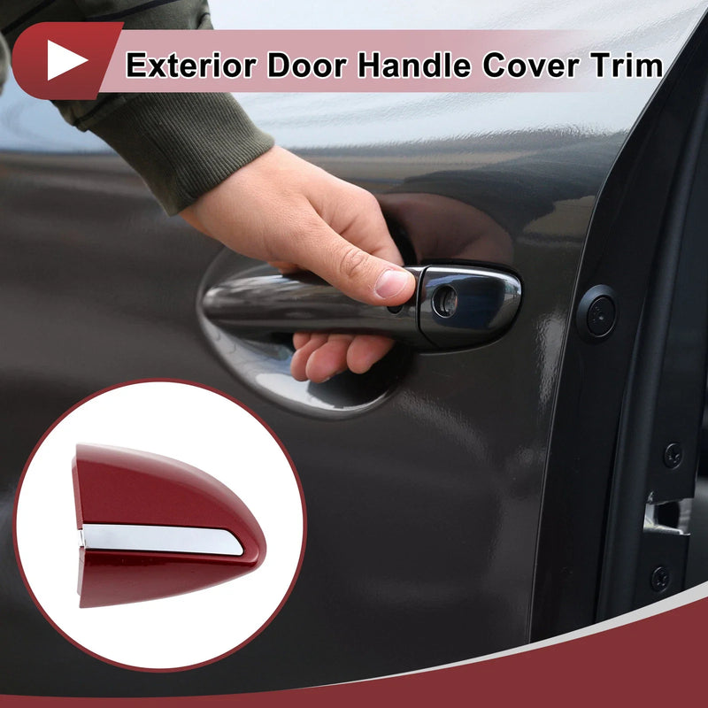 Toyota Corolla Red Exterior Door Handle Cover Trim (2014-2018)
