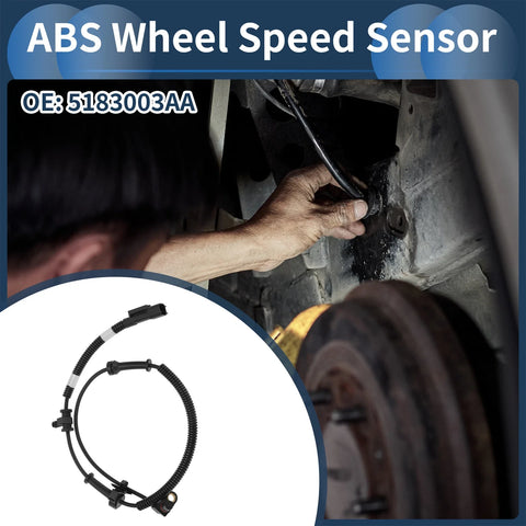 Dodge Ram 1500 Pickup 4WD ABS Wheel Speed Sensor (2010-2018)