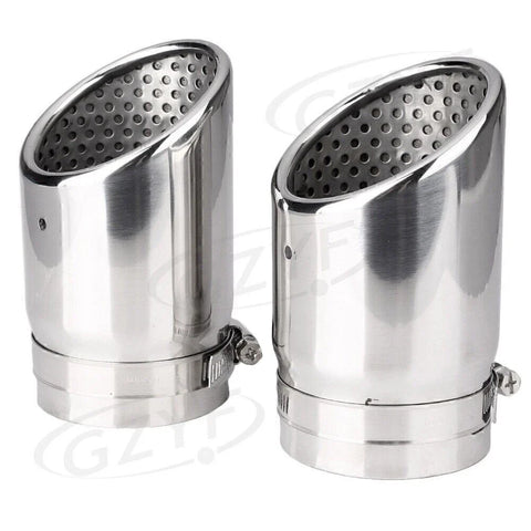 Audi A4 Sedan B8, Q5 2 x Chrome Exhaust Muffler (2008-2013)