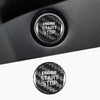 Kia Stinger 2018-2023 Carbon Fiber Engine Start Button Ignation Cover Trim