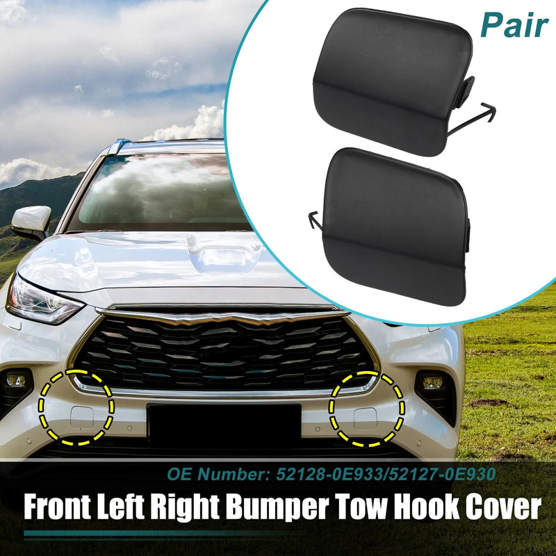 Toyota Highlander Front Bumper Tow Hook Covers (2001-2023)