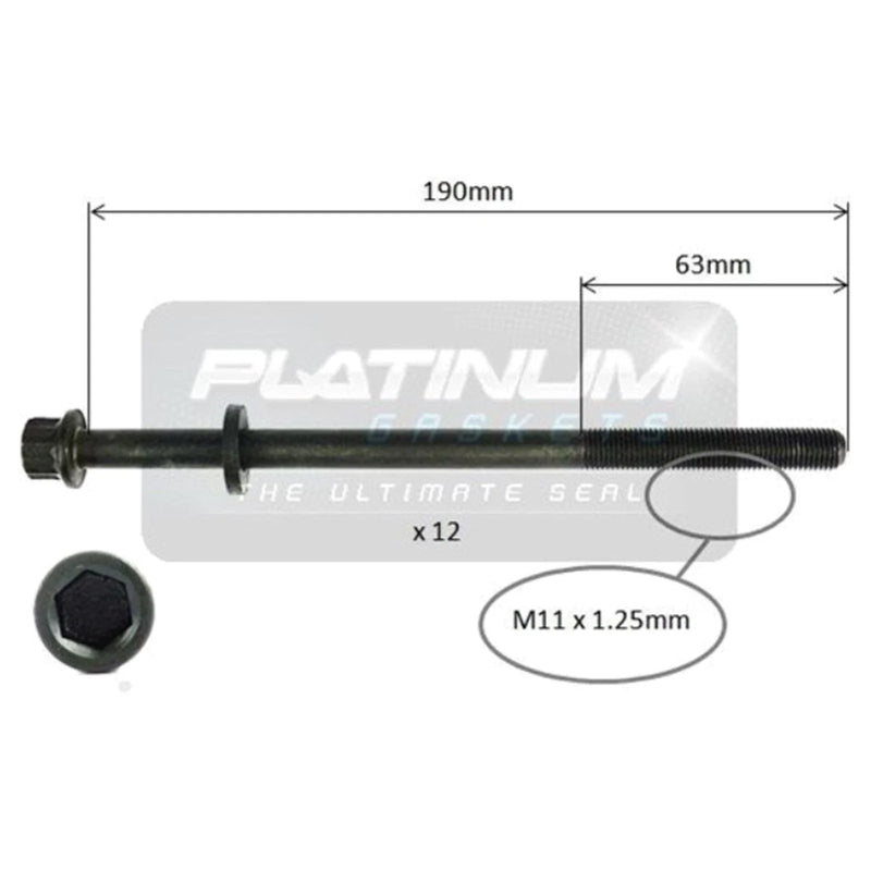 Subaru Impreza GC3 GF3 EJ16E Engine Cylinder Head Bolt Set (1993-1998)