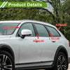 Chevy Blazer 1995-2005 Carbon Fiber Black 4pcs Pillar Window Trim