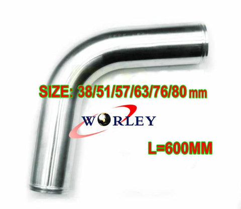2.5" 75° Aluminum Turbo Intercooler Pipe