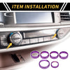Ford F-150 XLT (2016-2019) Purple Air Conditioning Button Cover Trim