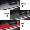 Toyota Tundra 4 x Carbon Fiber Interior Door Armrest Cover Trim (14-21)