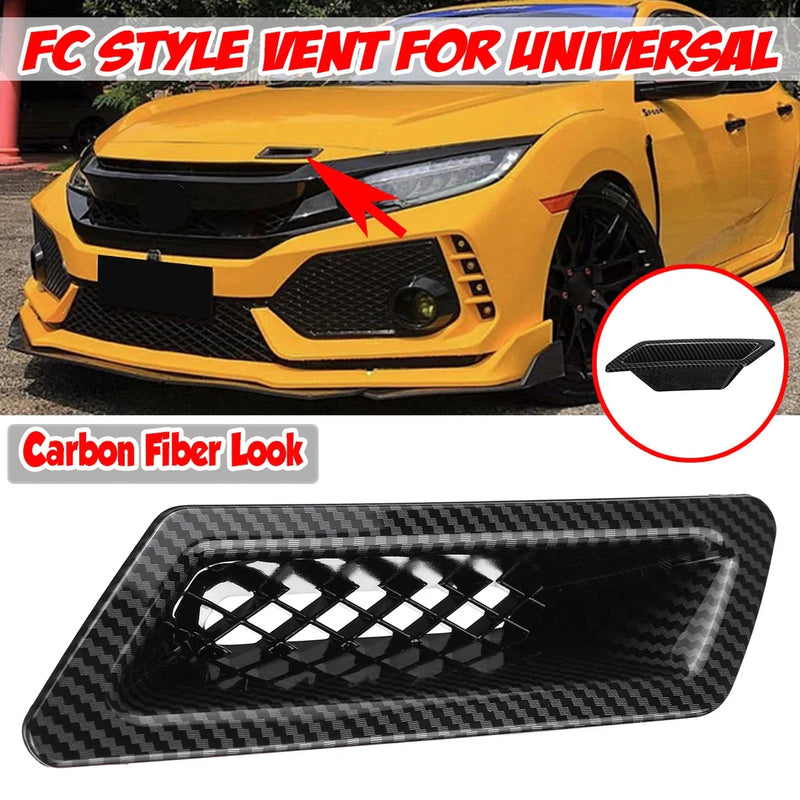 Honda Civic Carbon Fiber Type-R Style Air Vent Duct Insert (2016–2021)