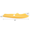 Dodge Challenger Yellow Front Bumper Lip Splitter Protector Trim (2015-2020)