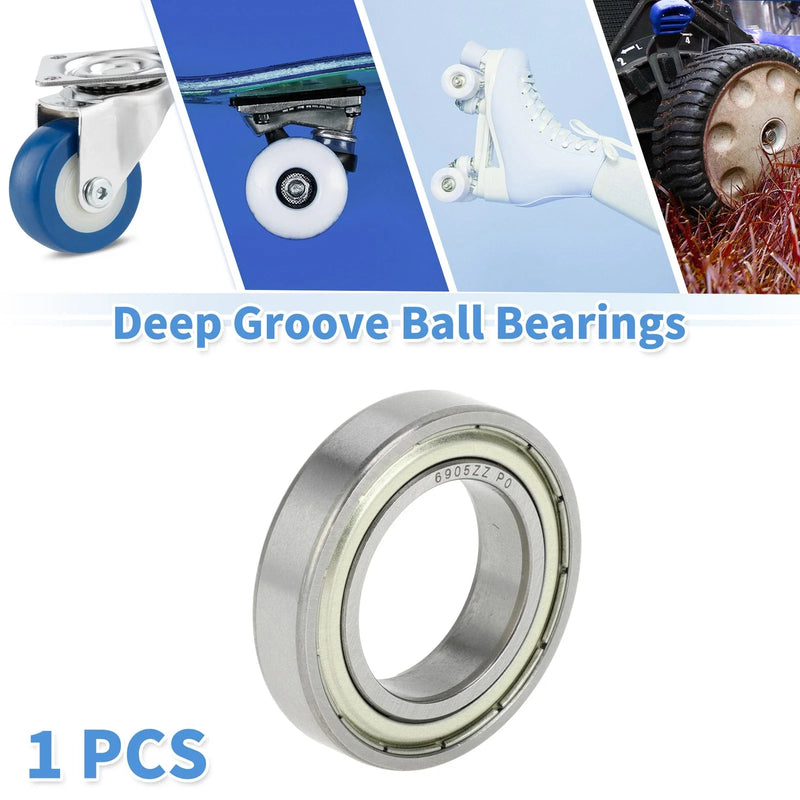 Scooter Skateboard Wheel Deep Groove Ball Bearing 25x42x9mm