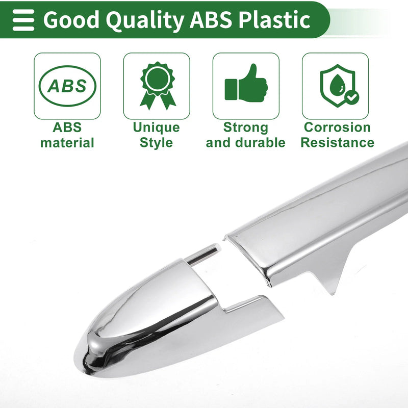 Honda Fit Jazz GK5 GP5 2014-2018 Silver Tone Car Door Handle Cover Trim