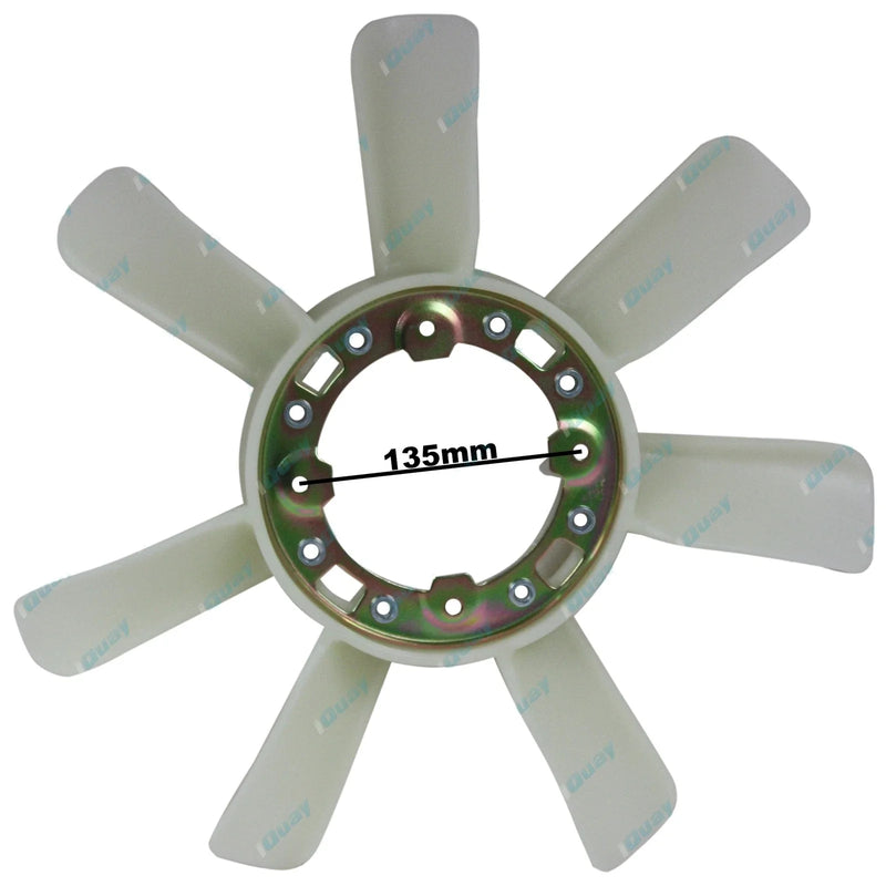 Hilux Diesel LN85 LN86 2L 2.4L 3L 2.8L Cooling Engine Radiator Fan 7 Blade