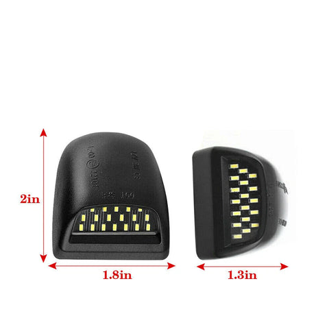 Chevy Silverado Avalanche 2 x LED License Plate Lights (1999-2013)