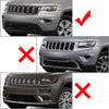 Jeep Grand Cherokee Left Fog Light Cover Bezel Chrome Trim (2017-2021)