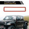 Jeep Wrangler JK (2011-2017) Red Emergency Light Switch Panel Trim