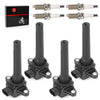 Yamaha TX / RX / SXT / XAT1800 Set Of 4 Ignition Coils w/Spark Plug