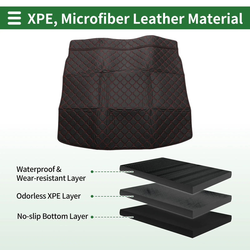 Honda CR-V 2023-2024 Black XPE Flat Face Cargo Liner Rear Trunk Mat