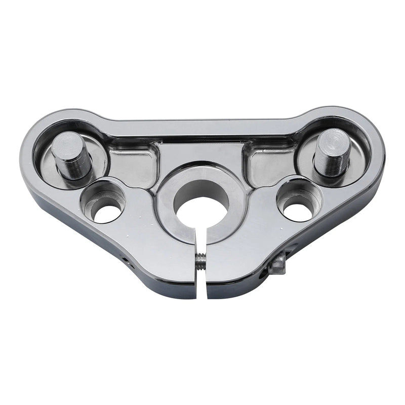 Harley Cross Bones FLSTSB Chrome Triple Tree Top Clamp (2008-2011)
