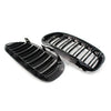 BMW E63 E64 650i M6 1 Pair ABS Front Kidney Grille (2004-2010)