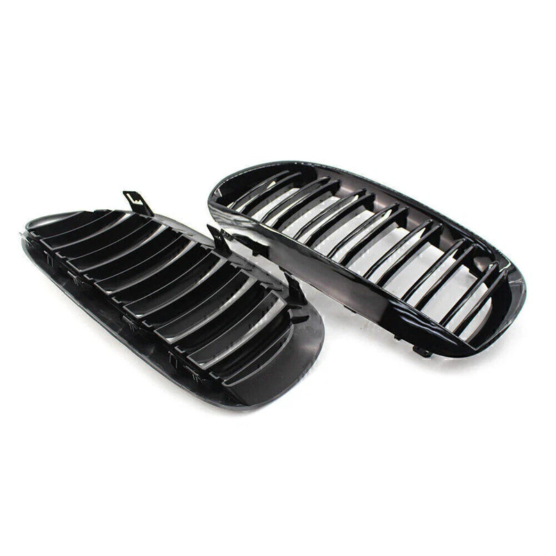 BMW E63 E64 650i M6 1 Pair ABS Front Kidney Grille (2004-2010)