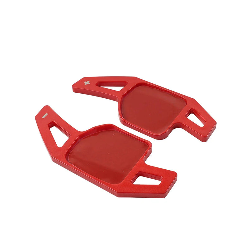 Audi A3 A4 A5 A6 Red Steering Wheel Paddle Shifter Extensions (2006-2020)