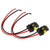 Audi A6 2 x 9012 HIR2 Headlight Bulb Plug Connector Harness (2012-2018)