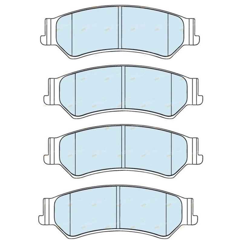 Ford Territory SX SY SZ Wagon 4WD Rear Disc Brake Pad Set (2004 - 2016)