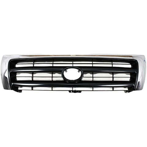 Grille Chrome & Black Center for 97-00 Toyota Tacoma Pre
