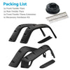 Jeep Wrangler TJ Pocket Style Matte Black Fender Flares (1997-2006)