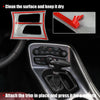Dodge Carbon Fiber Black Central Control Gear Shift Panel Trim