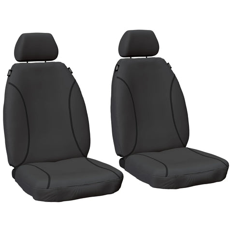 Toyota Hilux Front Heavy Duty Canvas Car Seat Covers (2005–2015)