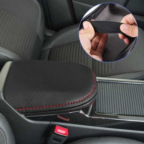 Chevrolet Malibu Black Red Center Console Armrest Box Cover (2016-2023)