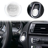 BMW 1 Series X1 X2 3 4 Series Silver Tone Start Stop Button Cap with Ring Kit