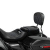 Harley Touring Road King Glide Passenger Sissy Bar Backrest Pad Bracket