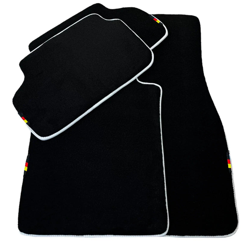 BMW 3 Series E30 Coupe 1982-1994 with White Trim AutoWin Black Floor Mats