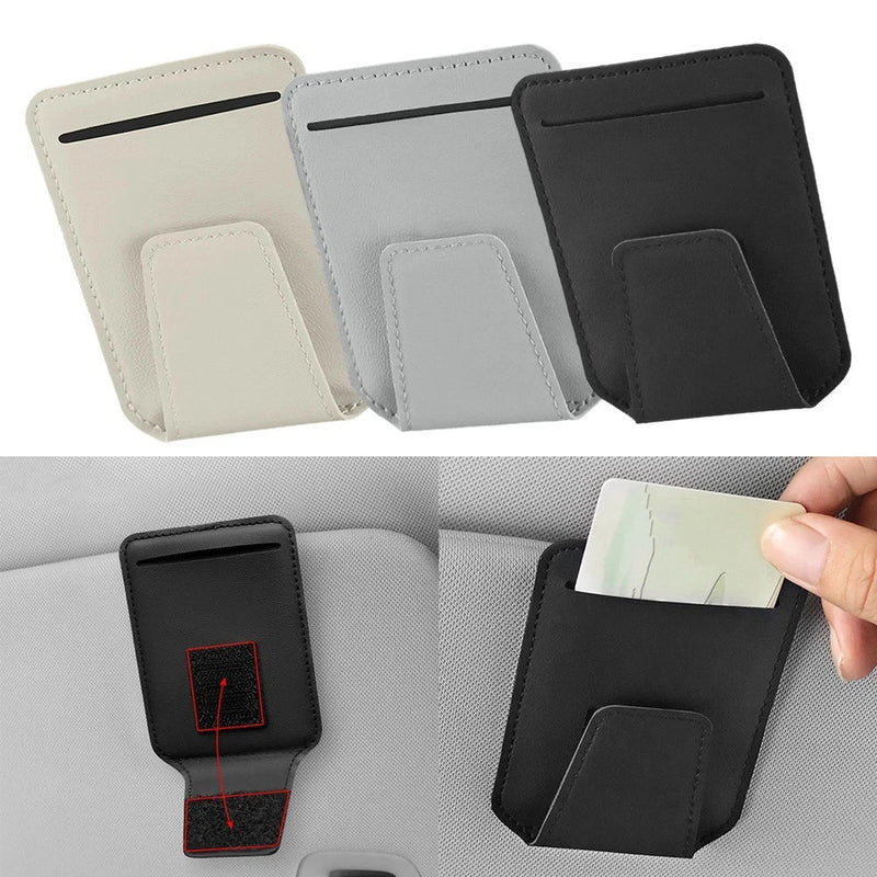 Car Car Sunglasses Holder / Sun Visor Clip Leather Eyeglasses Hanger