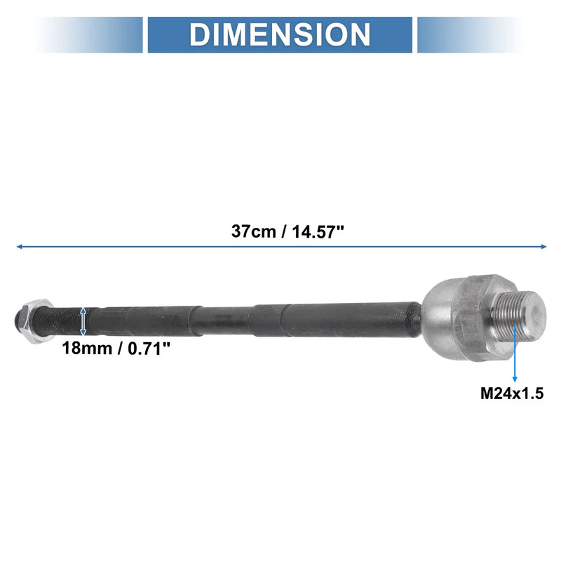 Dodge Ram 1500 2 x Front Inner Tie Rod End Links (2002-2005)